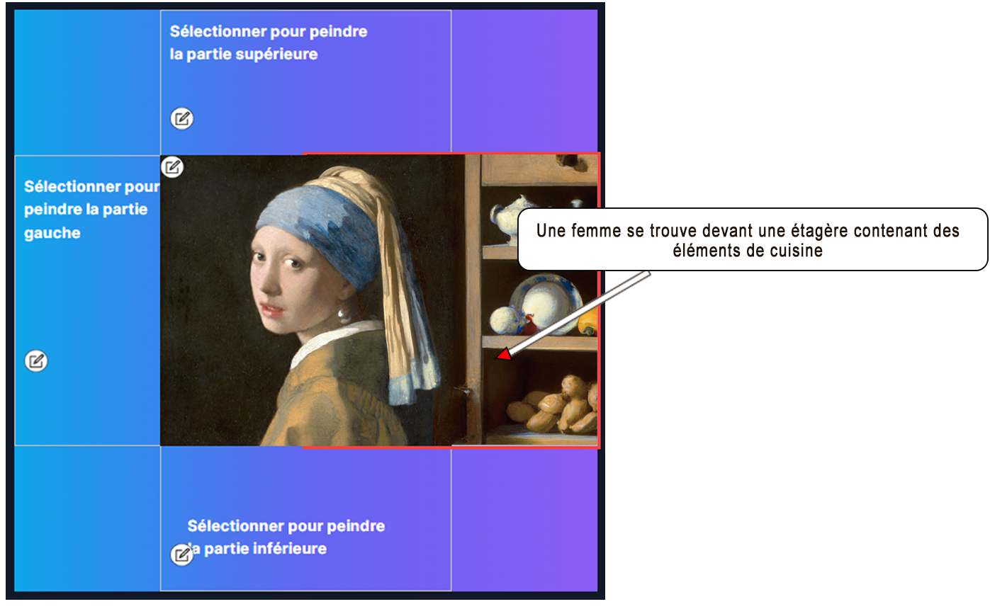 Outpainting d'une image en IA